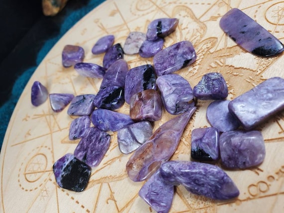 Charoite Chips 25g Charoite Tumbled Charoite Charoite Chips 25g Charoite Tumbled Charoite