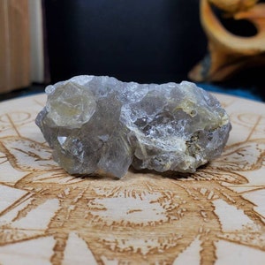 Rutilated Light Smoky Quartz Golden Rutile Inclusion Quartz Chunk Natural Unpolished Rutile Inclusions Rutilated