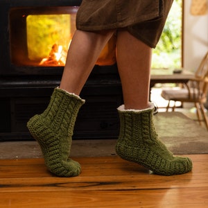 Ethically Made Wool Socks with Lining | Wool Ankle Socks | Handmade Socks | 7 Colours
