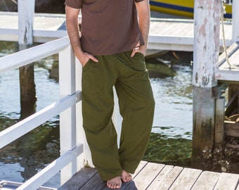 100% Cotton Comfort Pants for men | Low impact dyes - 4 COLOURS