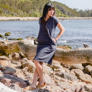 100% Cotton 'Aurora' Dress | 3 colours | Embroidered Cotton Summer Beach Dress with pockets!