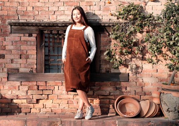 Corduroy pinafore dress australia hotsell