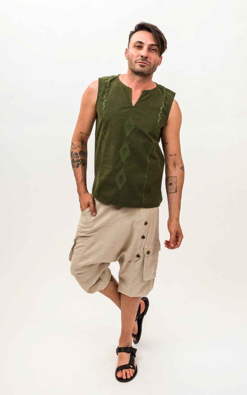Men's Drop Crotch Shorts