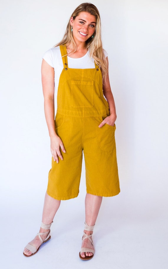 three quarter dungarees