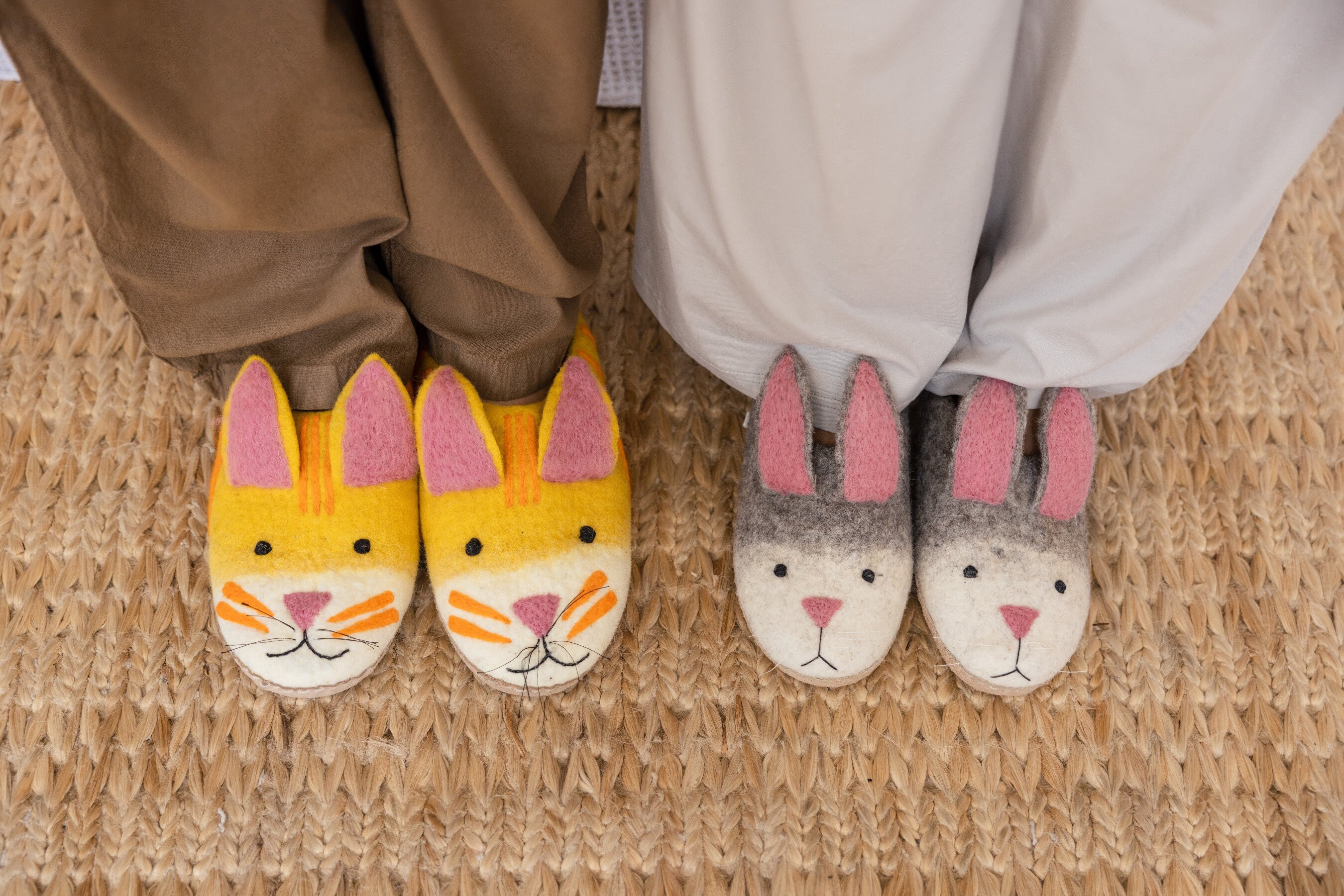 Felt clearance animal slippers