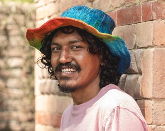 Hemp Hat for men, ethically made in Nepal | 4 colours