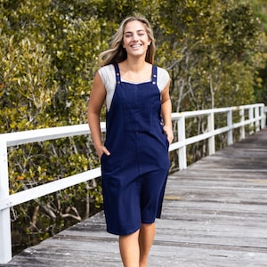 Cotton Pinafore | Cotton Pinny Overall Dress | 6 Colours