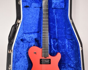 2021 Manson MA EVO Sustainiac Screen Satin Fire Red Electric Guitar w/OHSC