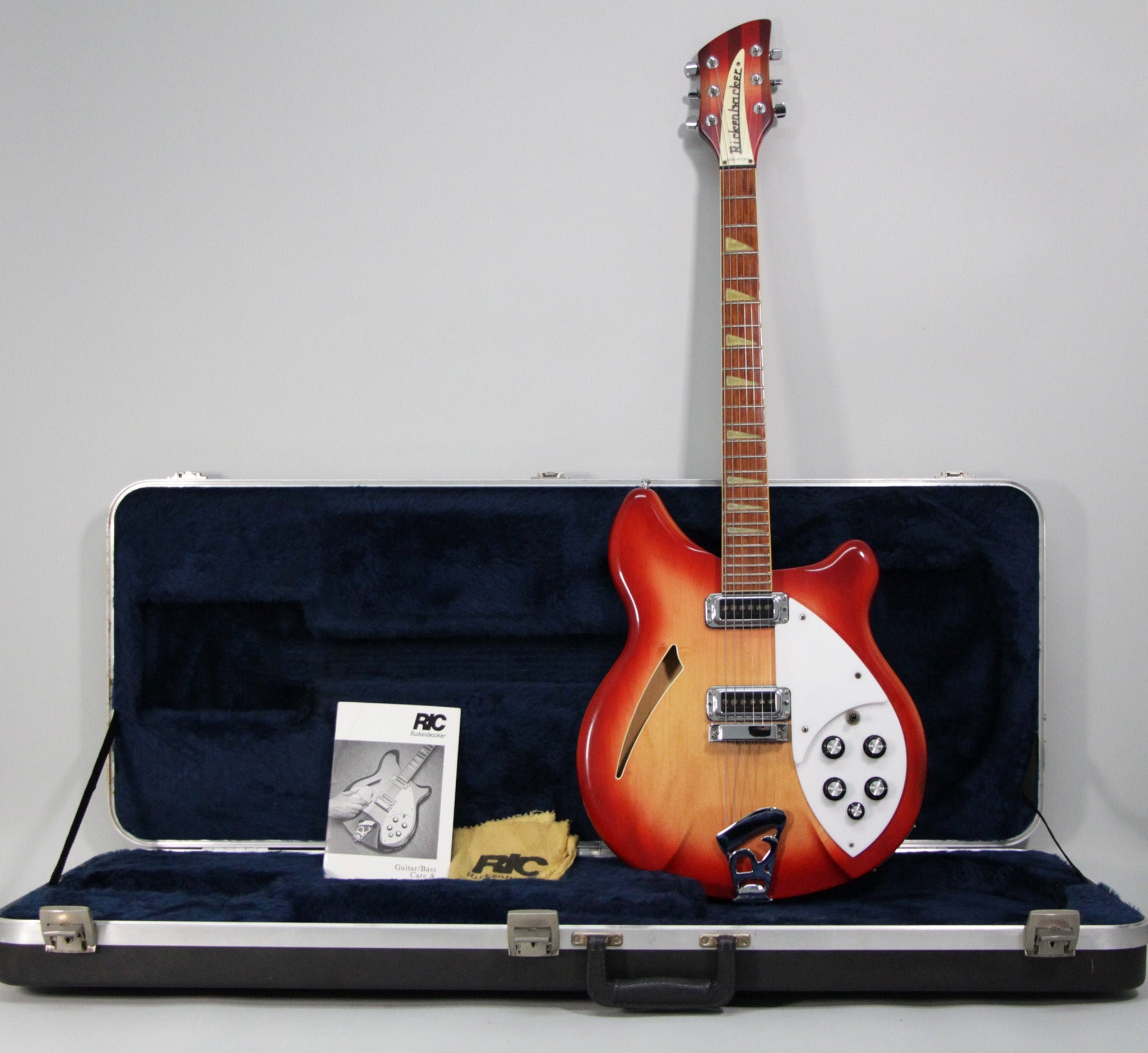 2000 Rickenbacker 360 Fireglo Finish Semi-hollow Electric Guitar W/ohsc ...