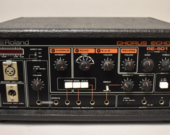 1980s Roland RE-501 Chorus Echo Black