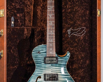 2021 Paul Reed Smith Private Stock 594 Single Cut Semi Hollow Slate Blue Glow w/OHSC