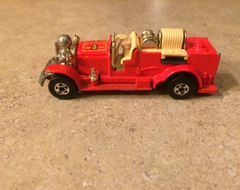 1980 hot wheels fire truck