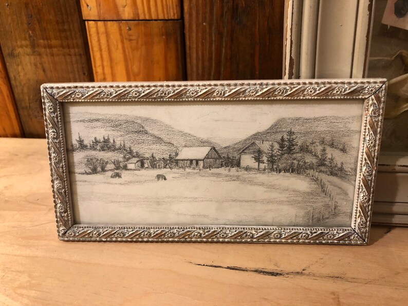 Vintage Antique Hanging Heirloom Display Vintage Shadow Box Etsy