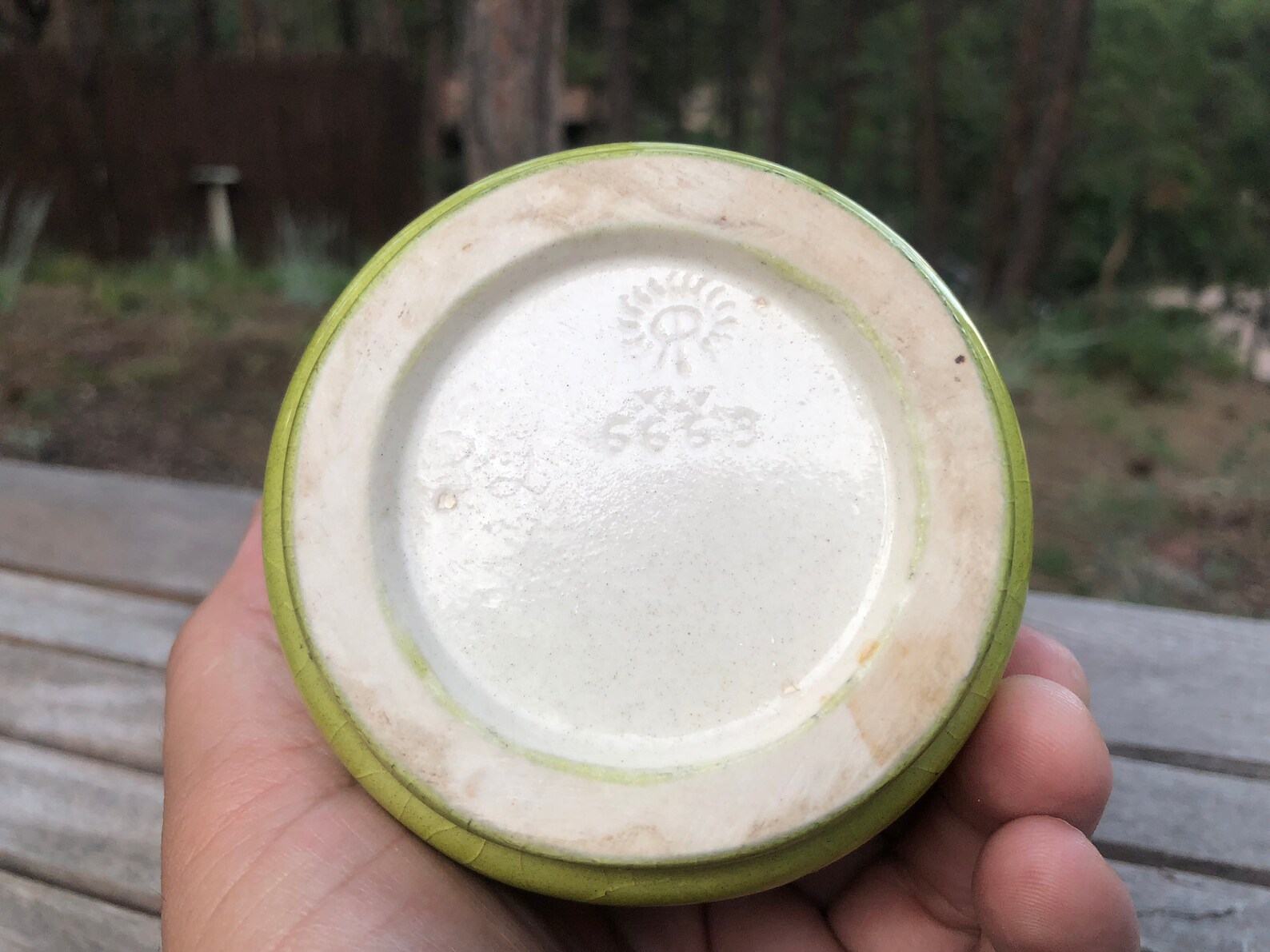 Vintage Rookwood Pottery Horn Player Herding Sheep Green Vase Etsy