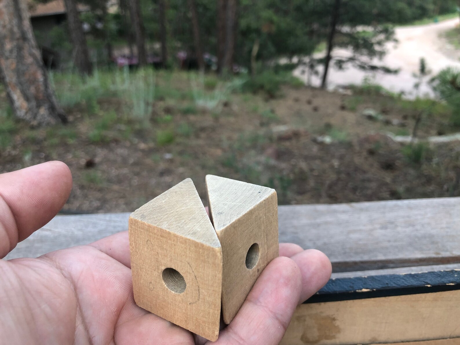 Antique Wood Peg Lock Blocks Set Antique Building Block Set Etsy