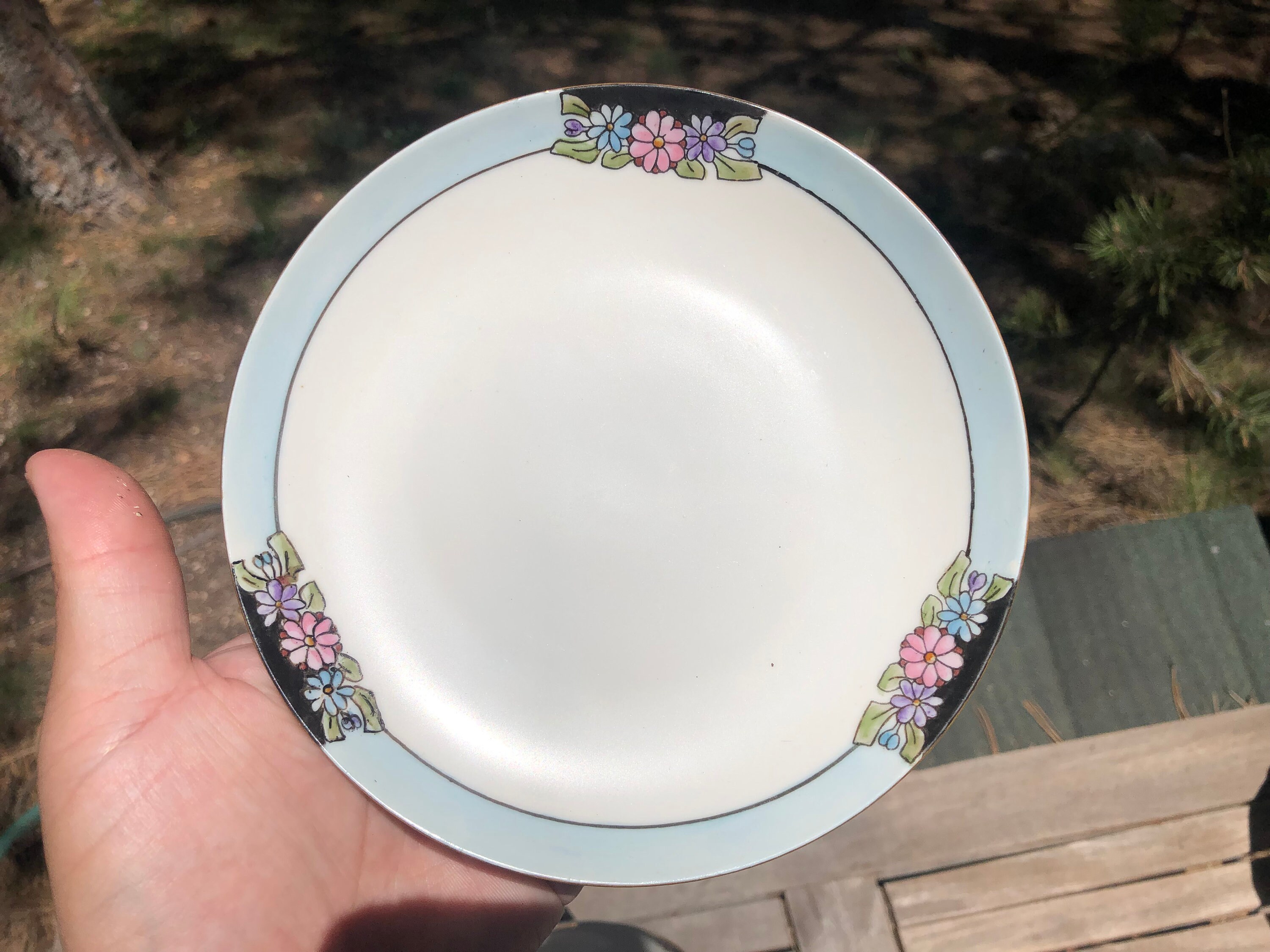 Vintage Hand Painted Noritake Dessert Plates Set Of 3 Etsy