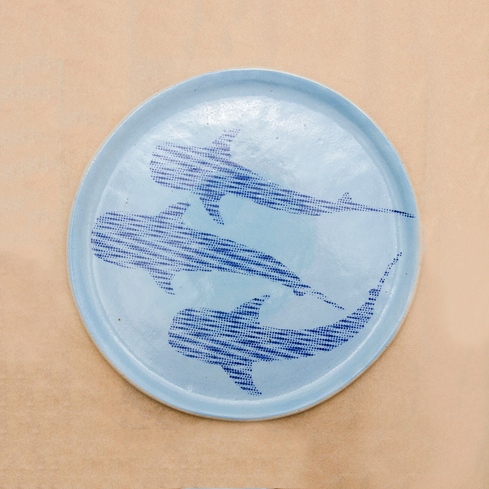 Whale Shark Platter Pottery Dish Ceramic Plate Handmade Etsy