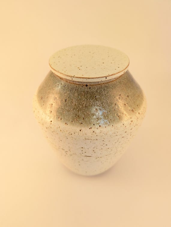 骨壷 大人用 57kg または 125ポンド 火葬前重量 | 手作り陶器製遺灰用