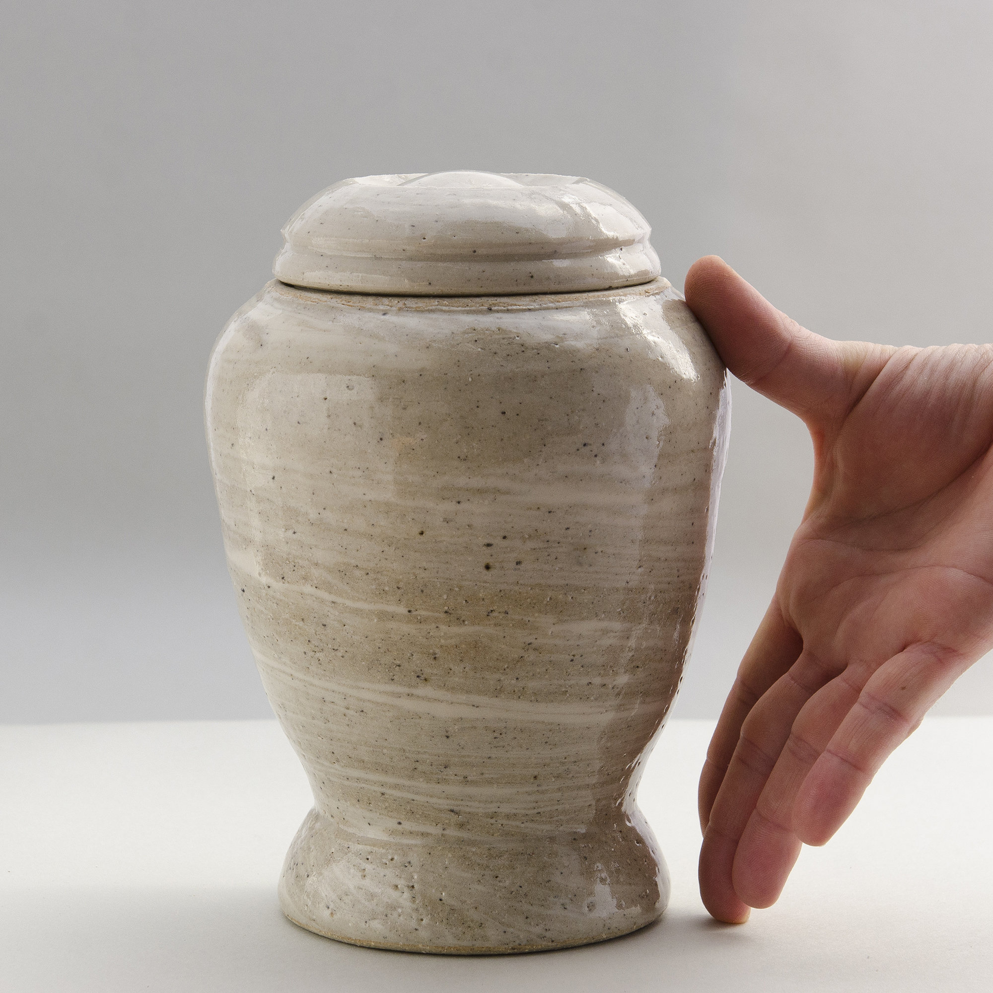 Crematory Urn 0.8L Pottery urns Handmade Ceramic Urns Etsy