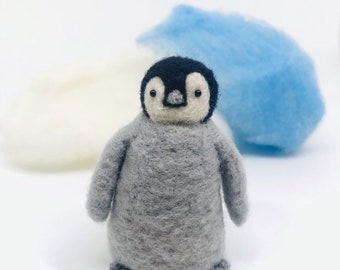 OOAK Needle Felted Pingouin