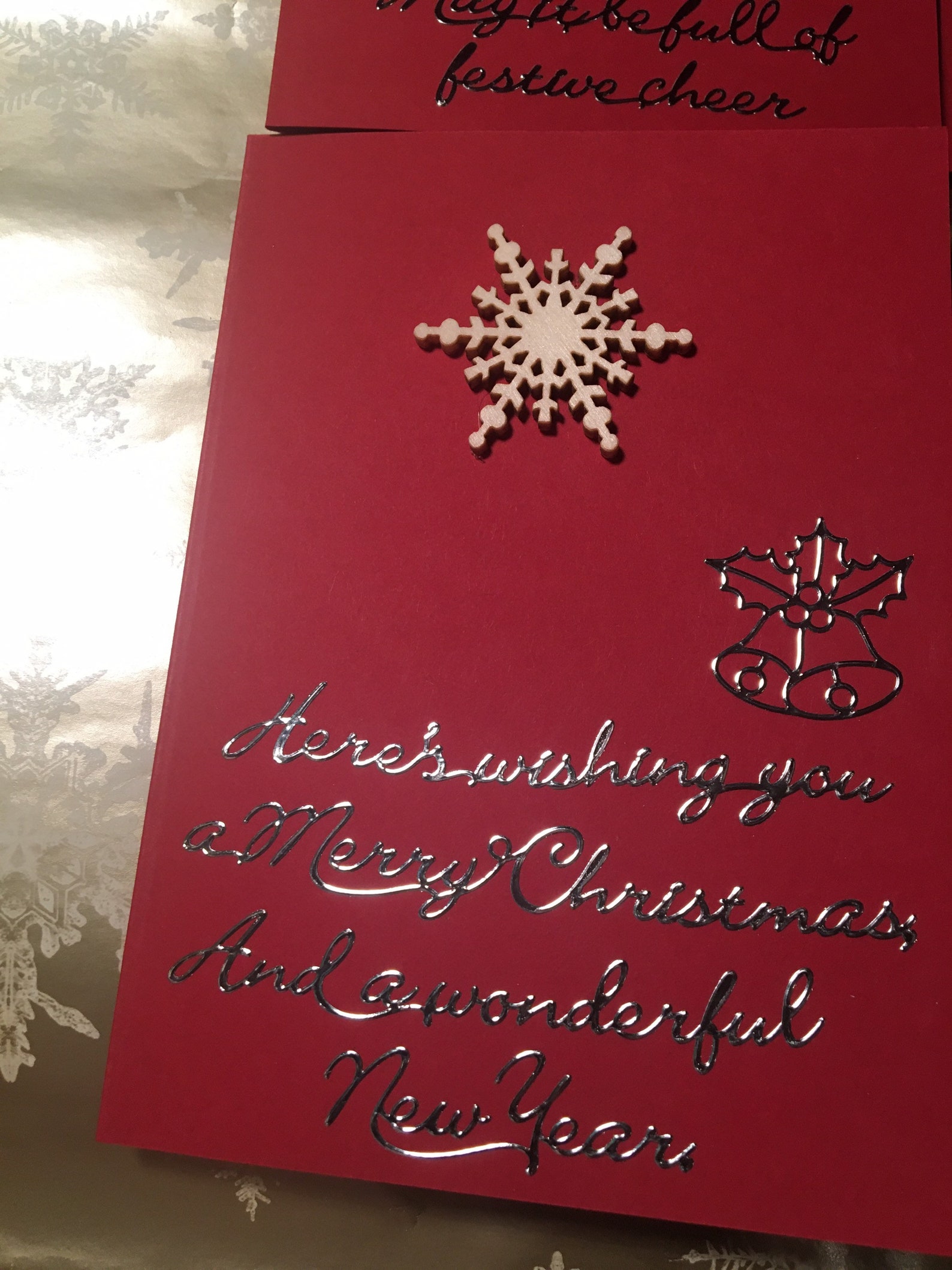 Christmas Card Set Pack of four Christmas Cards Xmas Cards Etsy