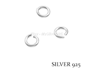 3x0.6mm -  10, 100 ou 500 Anneaux Ouvert en Argent 925 - Tarif Dégressif