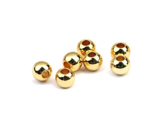 3mm - Gold Filled - 10, 100 ou 1000 Perles en Gold Filled - Tarif Dégressif