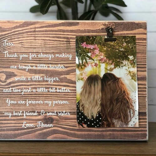 Soul Sister Frame Personalized Best Friends Frame Friendship Etsy