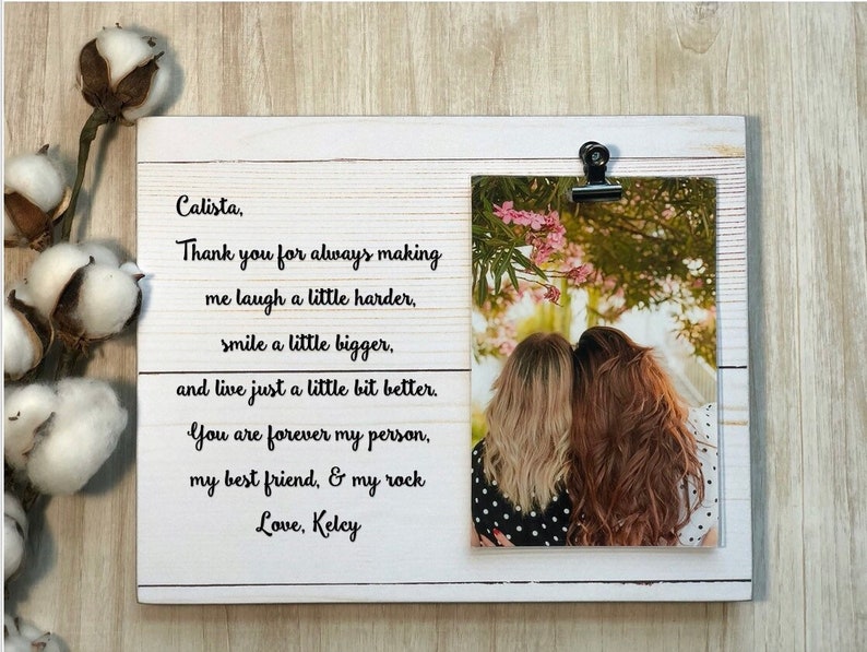 Personalized Best Friends Frame Friendship Frame You are my Etsy