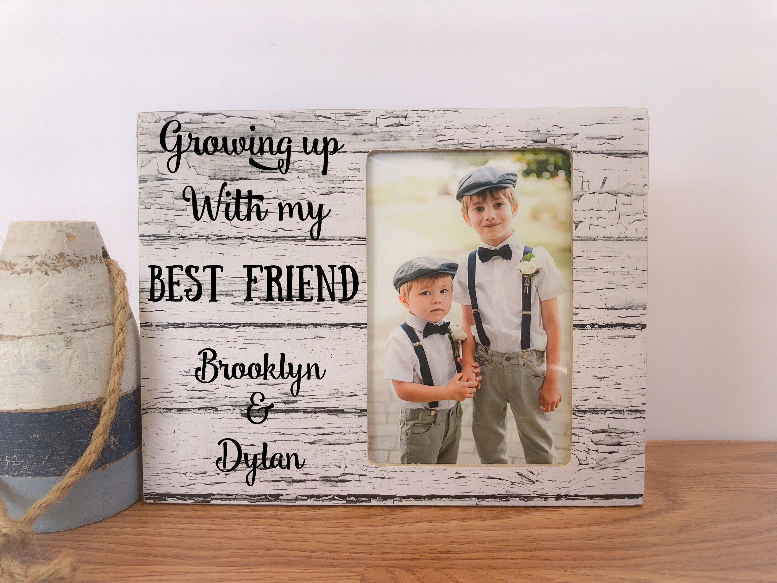 Personalized Brothers Picture Frame Gift Brothers Forever Etsy
