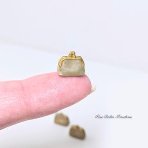 1:12 Miniatur kleine Vintage Geldbörse, kleine Retro Geldbörse, Puppenhaus Miniatur Geldbörse, Puppenhaus Miniatur, Puppenhaus Retro Geldbörse