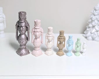Miniature dollhouse nutcracker, mini nutcracker, tiny nutcracker, dollhouse miniature.