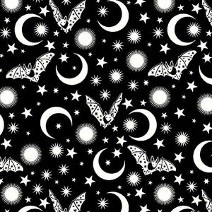 OOP De La Luna - Batty - Spirit van Tula roze, katoenen stof