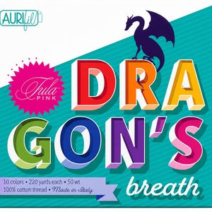 Tula Pink Dragon's Breath Thread Set Aurifil Thread - TP50DB10