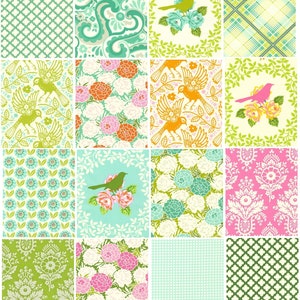 16 Fat Quarter Bundle - OOP UP Parasol by Heather Bailey, cotton fabric