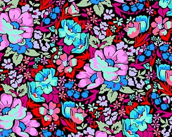 OOP & HTF Original print Floral Retrospective Overachiever Velvet by Anna Maria Horner