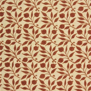 Tessuto di cotone William Morris Granada - Rosehip - Blush da 1/2 yard di The Original Morris & Co