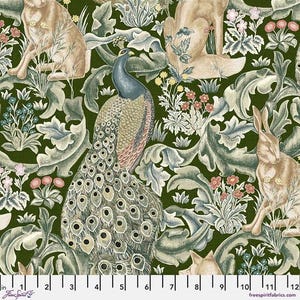 The Original Morris & Co - The Oxford Holiday Collection - Forest in Wooded By HY - 100% cotton fabric.