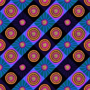 OOP Bright Eyes Cosmos in Mountain Baumwollstoff von Anna Maria Horner