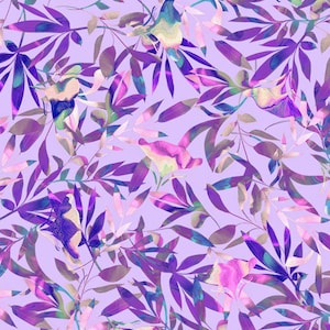 Kaufman Fabrics Florence - Canopy of Color - Columbine Purple cotton fabric