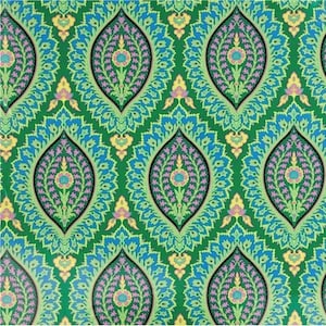 OOP RARE Alchemy PWAB101 Imperial Paisley Emerald By Amy Butler cotton fabric