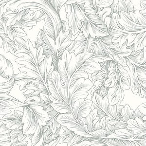 OOP Pure Morris HAWKDALE - Acanthus Scroll Mint by The Original Morris & Co