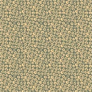 1/2 Yard OOP Merton Florets - Sage van The Original Morris & Co, katoenen stof.
