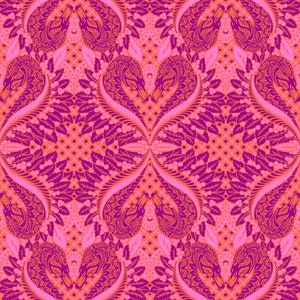 OOP Pinkerville Gatekeeper in Cotton Candy By Tula Pink. Cotton Fabric
