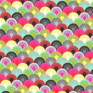 OOP Elizabeth Chain Mail Tart by Tula Pink. cotton fabric