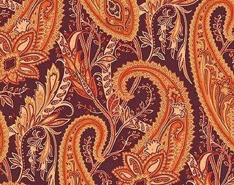 OOP Cashmere Paisley - Garden Spice by Sanderson Cotton Fabric - Etsy
