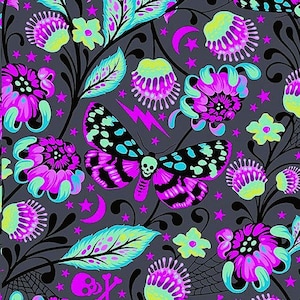 PAO et difficile à trouver - De La Luna - Vénus - Spirit by Tula pink, tissu en coton