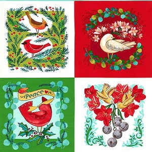 Winterly - Christmas Forest - Snow White - 24&quot; x 44&quot; PANEL By Moda Fabrics, 100% Cotton