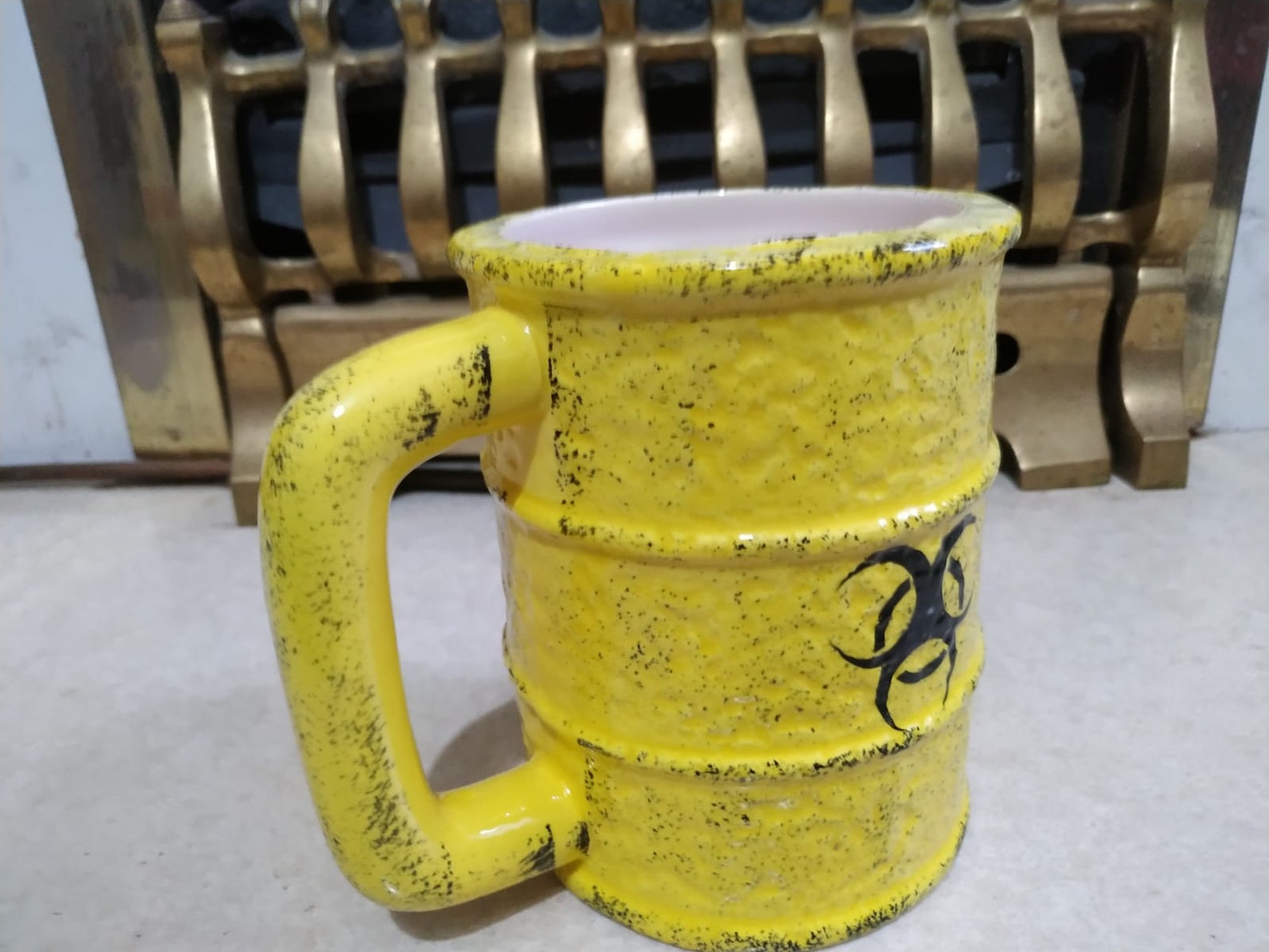 Toxic Waste Coffee Tea Mug Cup Bio Hazard Barrel Zombie 12.5cm Etsy