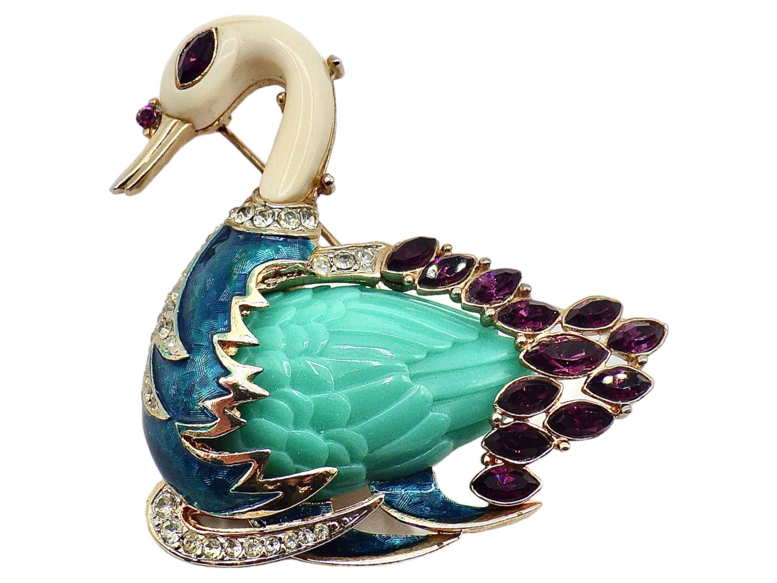 Unsigned hattie carnegie brooch - Etsy 日本